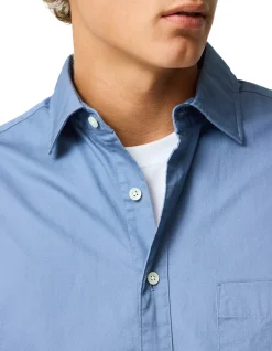 MAVIS LAKE LONG SLEEVE SPORTS FIT SHIRT - SKY