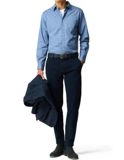 MAVIS LAKE LONG SLEEVE SPORTS FIT SHIRT - SKY
