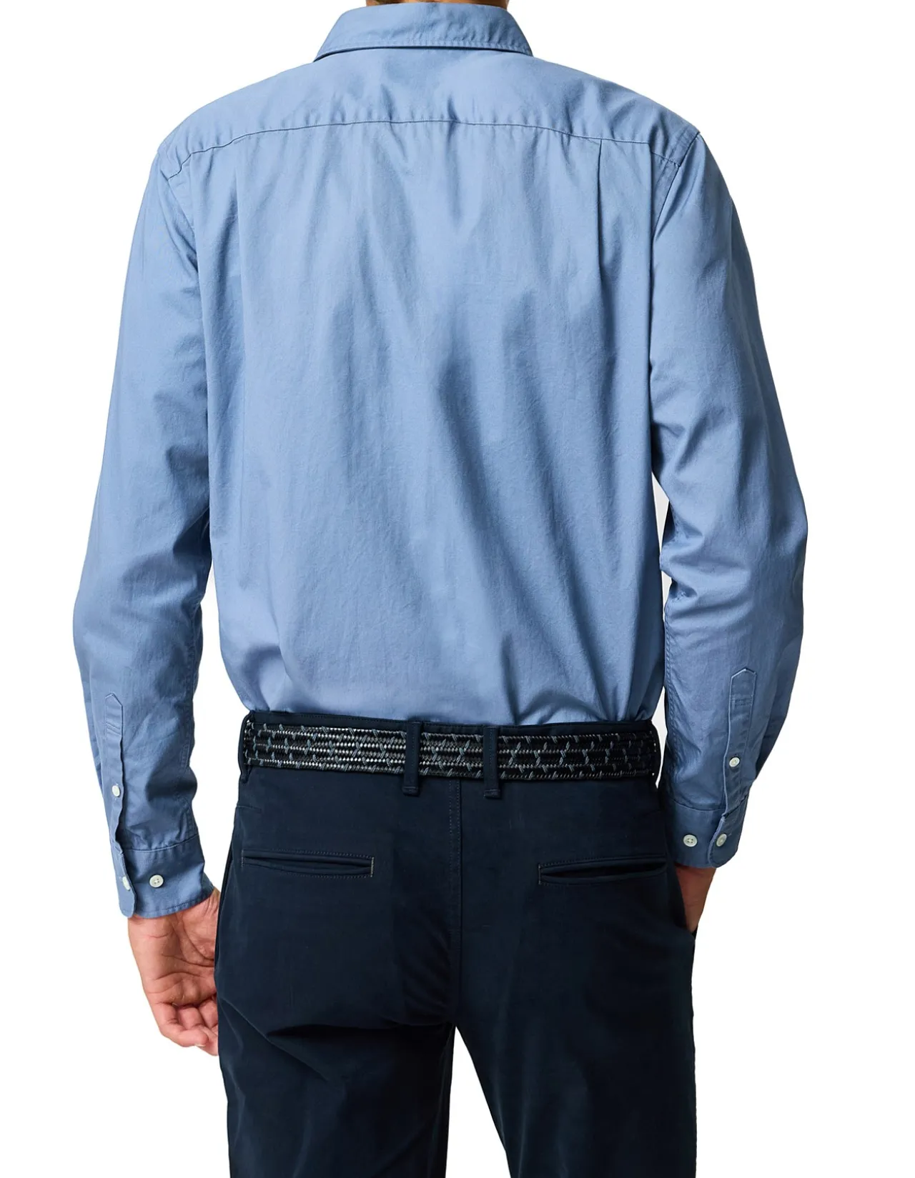 MAVIS LAKE LONG SLEEVE SPORTS FIT SHIRT - SKY