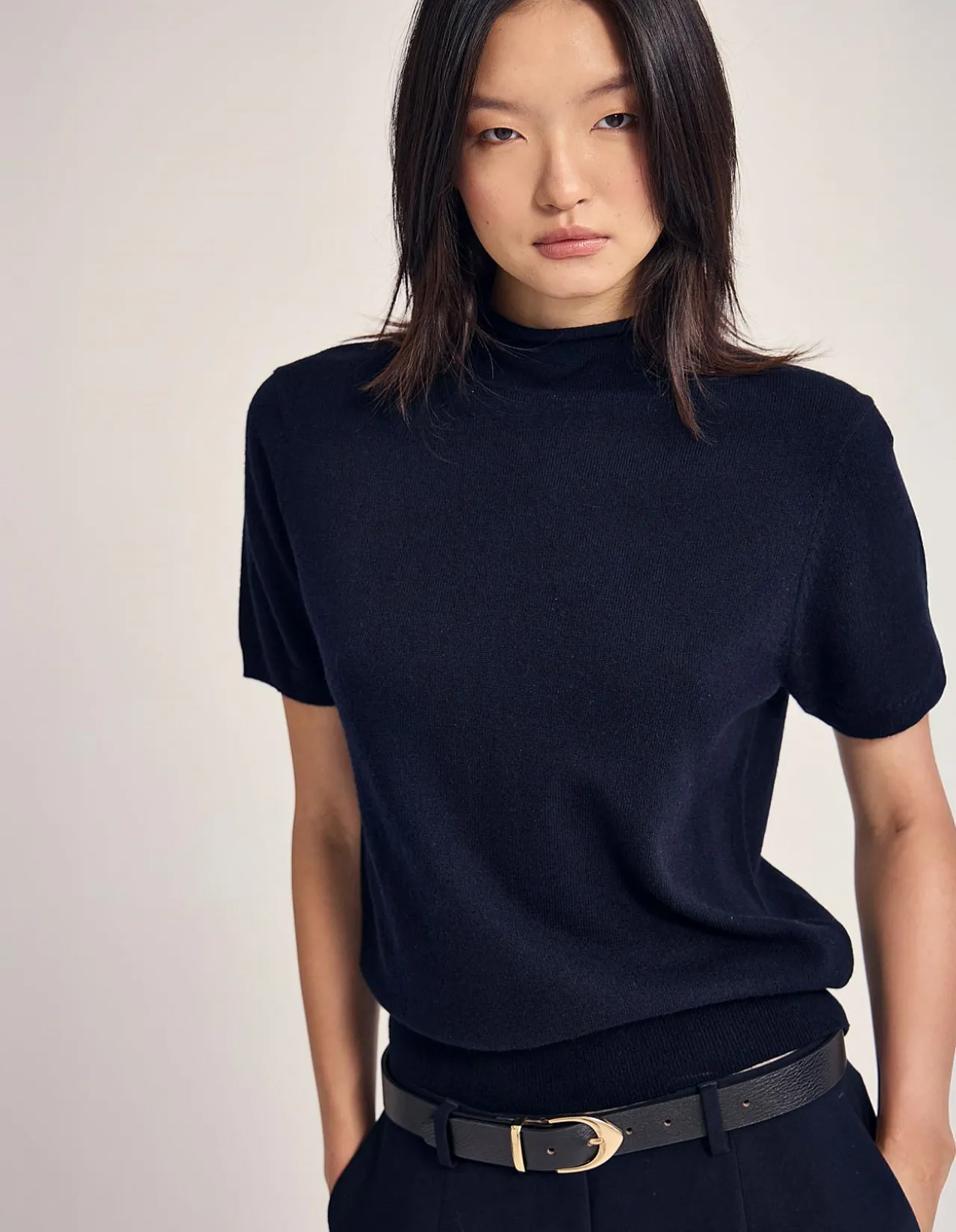 MAXINE FUNNEL COLLAR KNIT