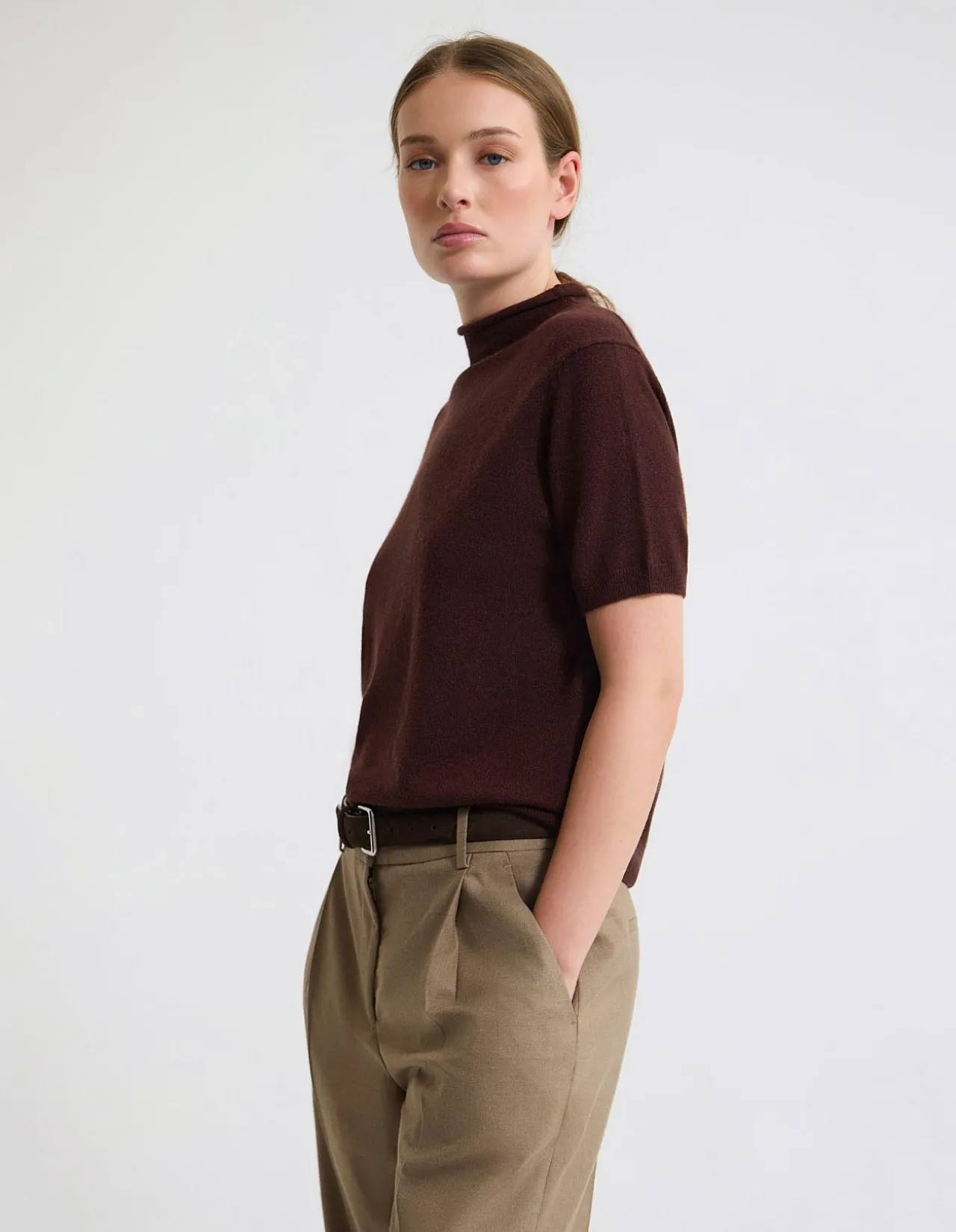MAXINE FUNNEL COLLAR KNIT
