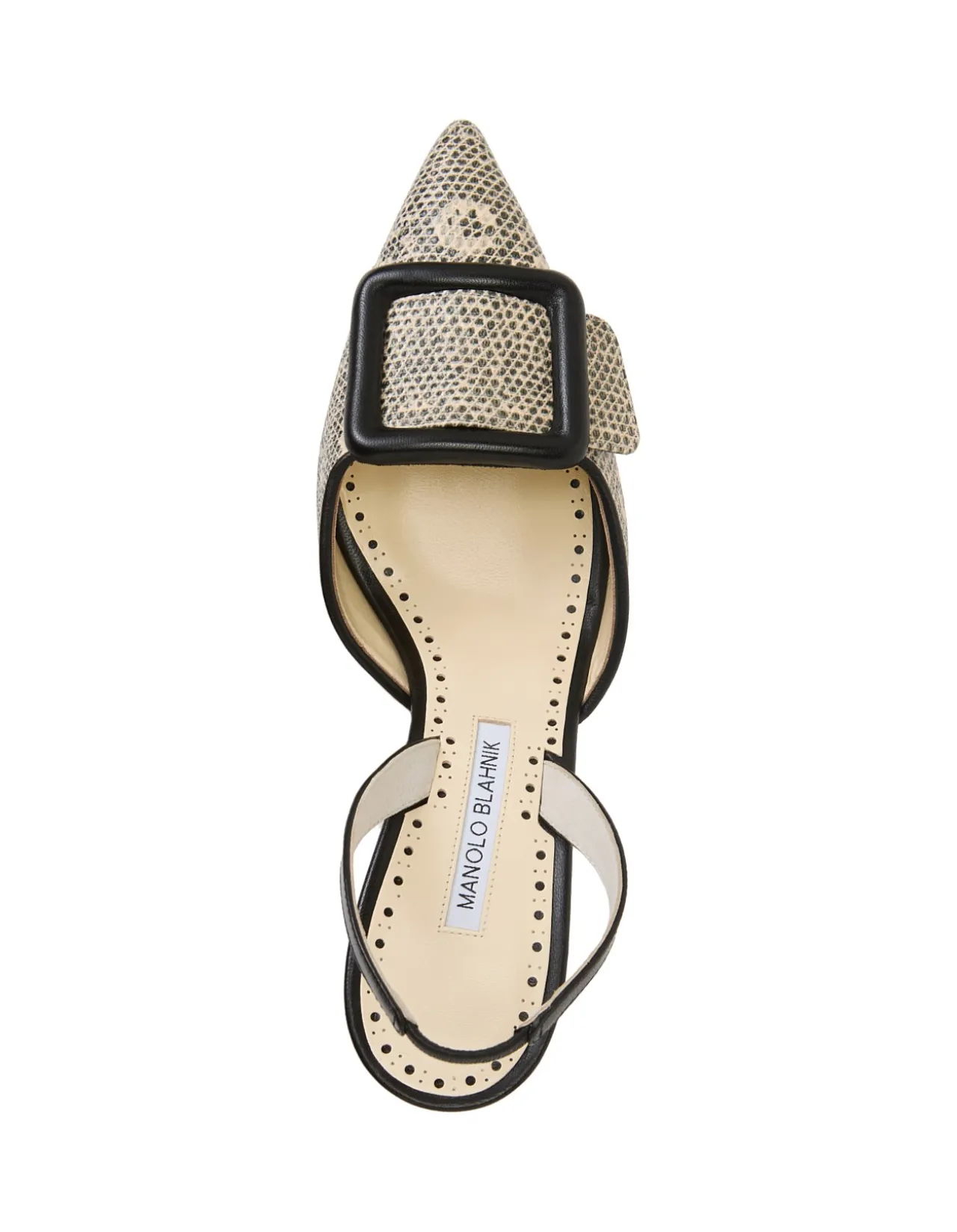 MAYSLIBI GALA LEATHER 70MM SLINGBACK PUMP