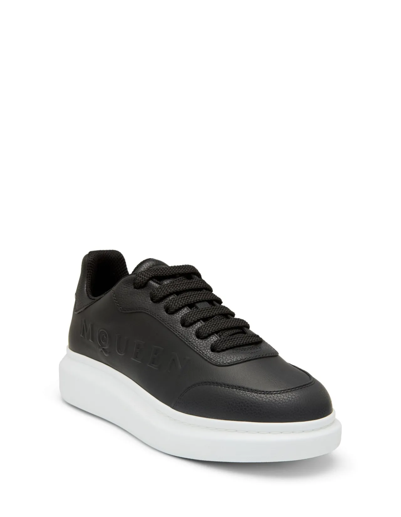 MCQUEEN LOGO LEATHER SNEAKER