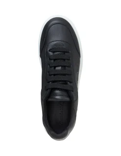 MCQUEEN LOGO LEATHER SNEAKER