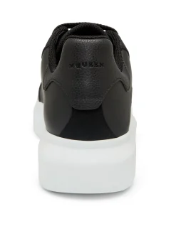MCQUEEN LOGO LEATHER SNEAKER