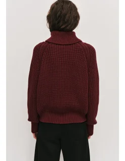 Mea Logo Funnel Neck Jumper