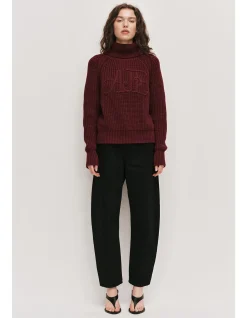 Mea Logo Funnel Neck Jumper