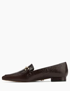 MEELA Raisin Crinkle Leather Loafer