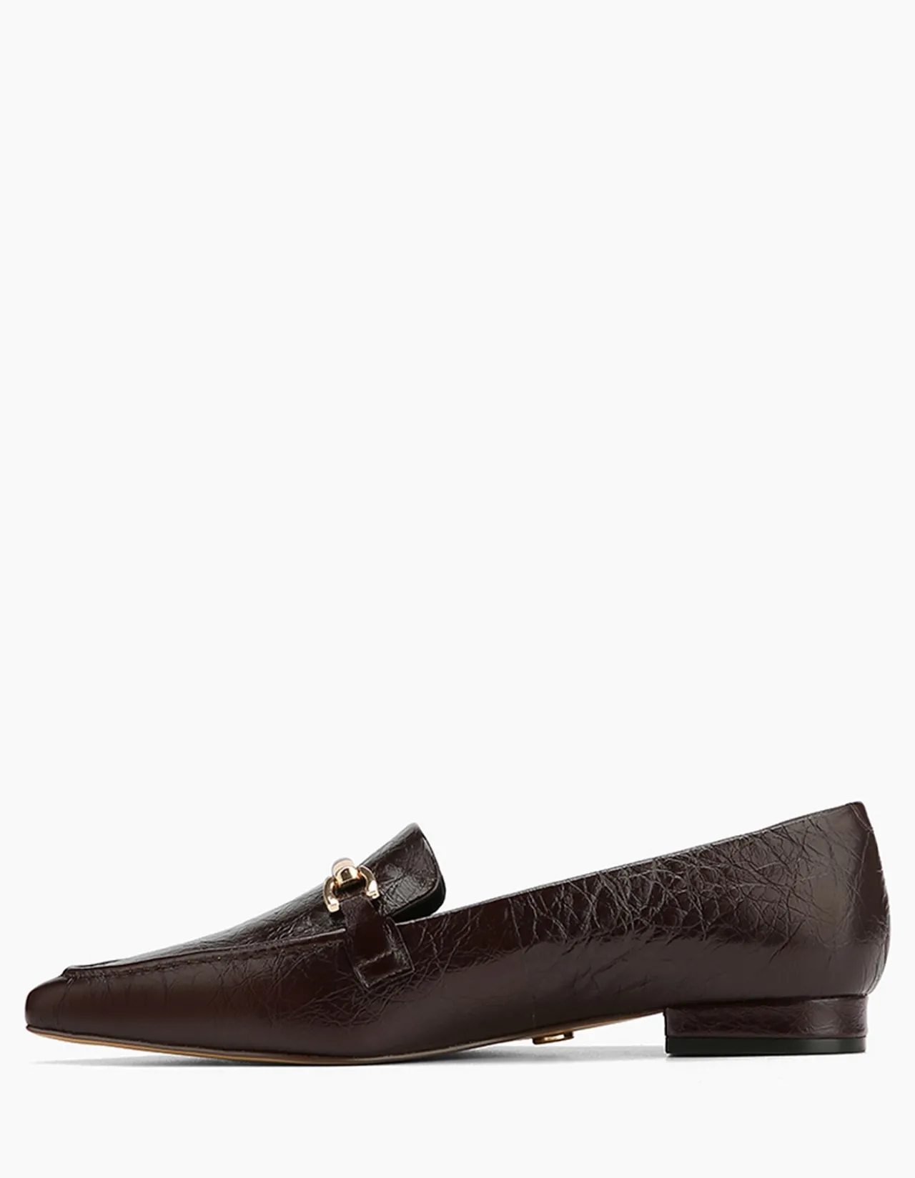 MEELA Raisin Crinkle Leather Loafer