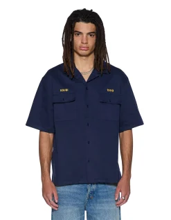 Mekanik Boiler Shirt Ink Blue