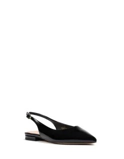 Meli Black Patent Leather Slingback