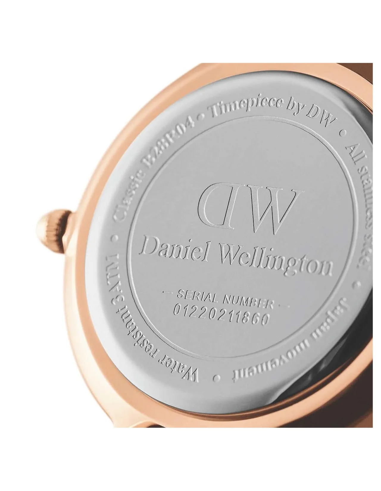 Melrose 28mm Rose Gold White Dial Watch