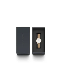 Melrose 28mm Rose Gold White Dial Watch