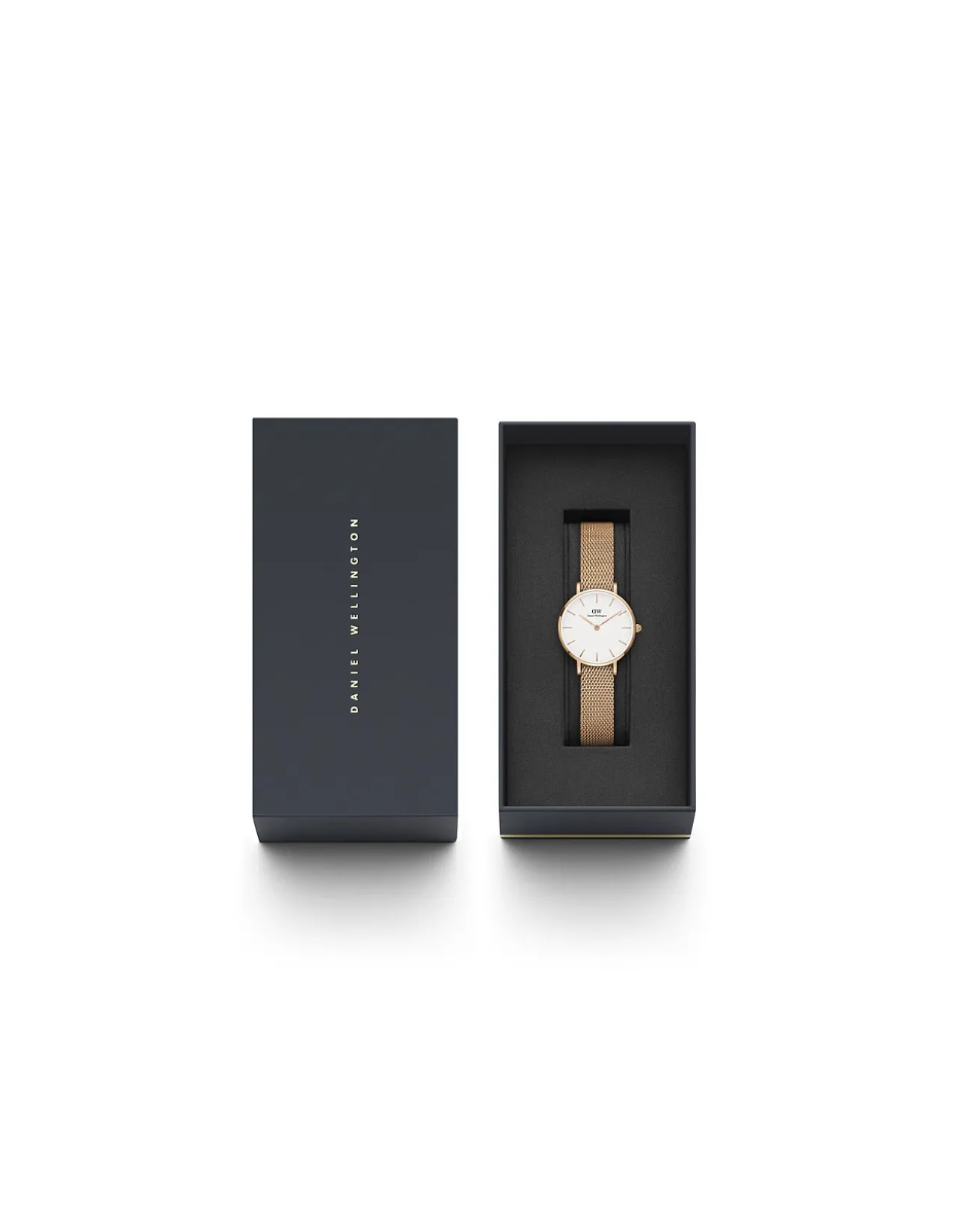 Melrose 28mm Rose Gold White Dial Watch