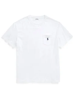Mens Crew Neck Standard Fit Pocket T-Shirt