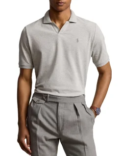 Mens Classic Fit Mesh Polo
