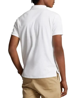 Mens Custom slim Fit Mesh Polo