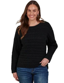 Merano Cable Knit Wool Blend Jumper