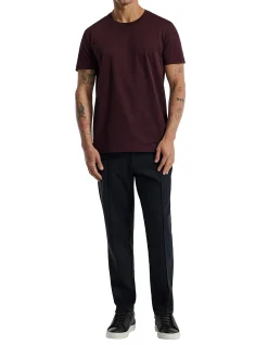 MERCERISED CREW T-SHIRT