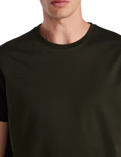 MERCERISED CREW T-SHIRT