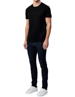 MERCERISED CREW T-SHIRT