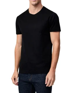 MERCERISED CREW T-SHIRT