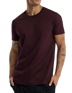 MERCERISED CREW T-SHIRT