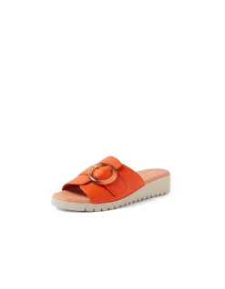 Merials Buckled Leather Slide Sandals