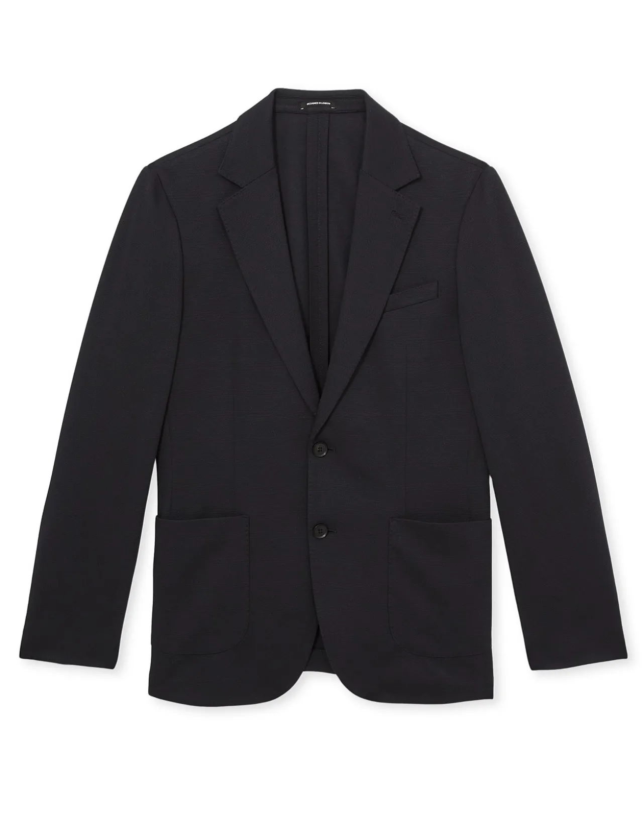 MERIDEAN SINGLE BREASTED 1B PEAK TEXTURED MELANGE SPORTSCOAT