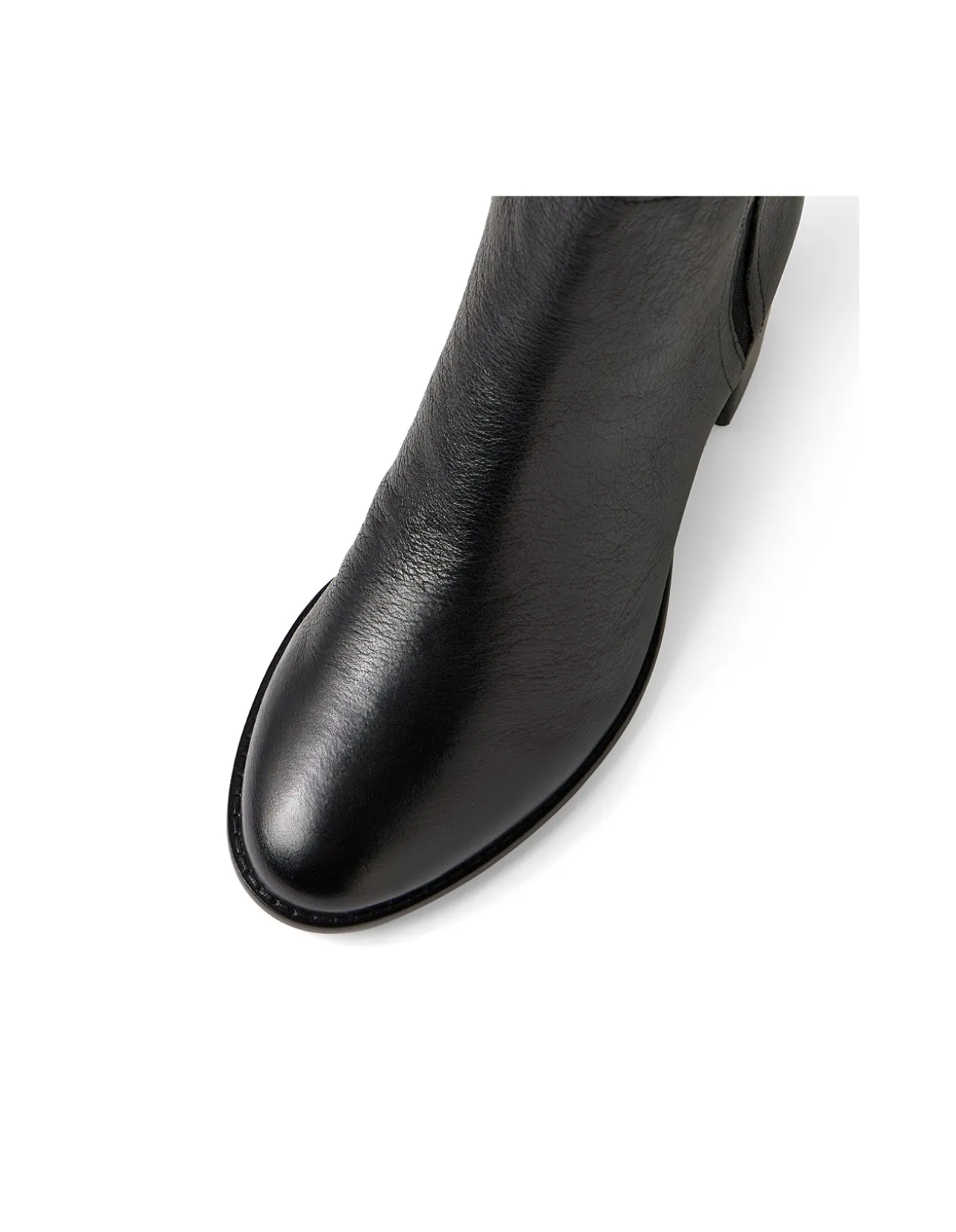Merils Rear Zip Block Heel Ankle Boots