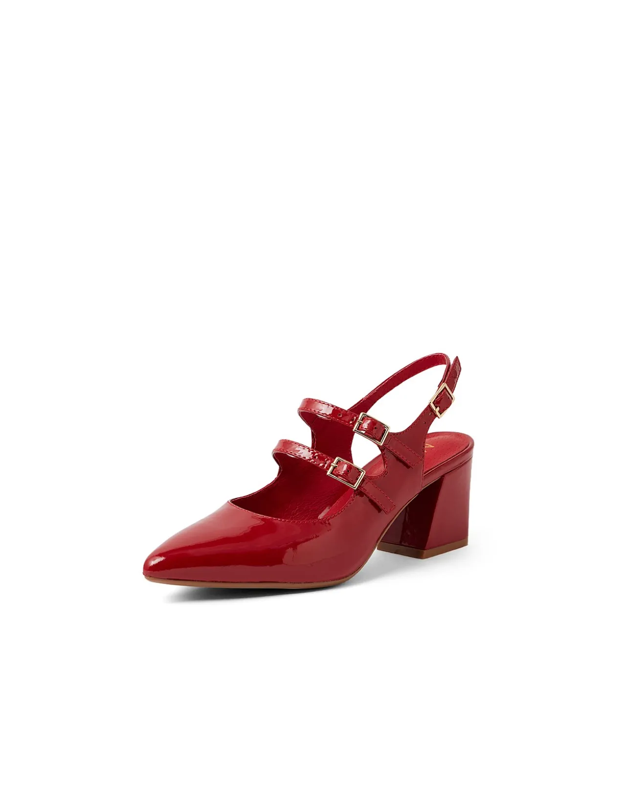 MERINA MI DK RED PATENT LEATHER