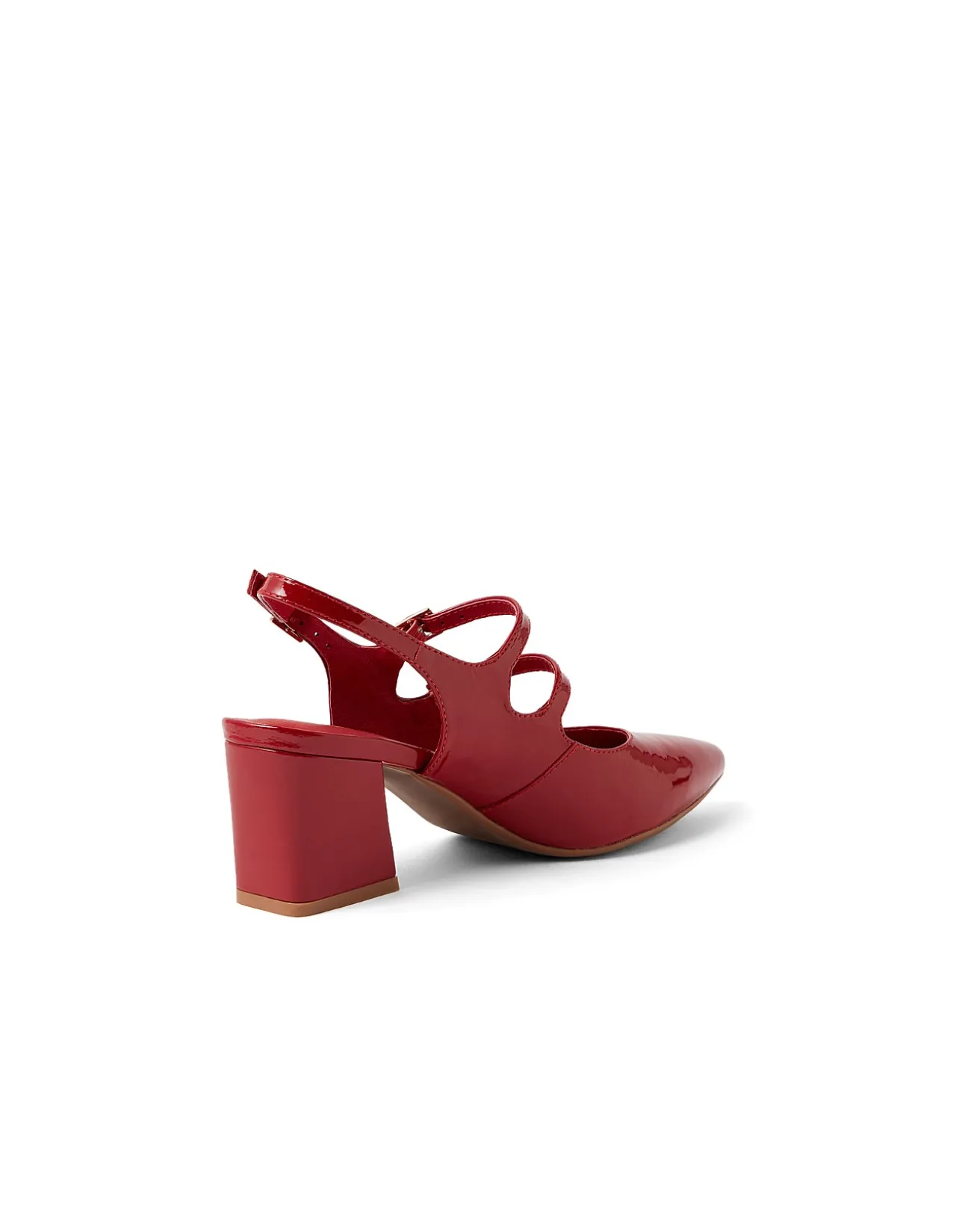 MERINA MI DK RED PATENT LEATHER