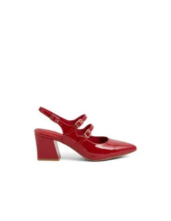 MERINA MI DK RED PATENT LEATHER