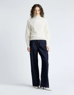 MERINO MODERN FAIRISLE TURTLE NECK KNIT