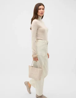 MERINO ROLL NECK RAGLAN KNIT
