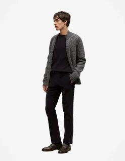 Merino Cable Detail Crew