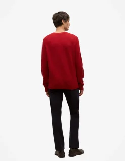 Merino Cable Detail Crew
