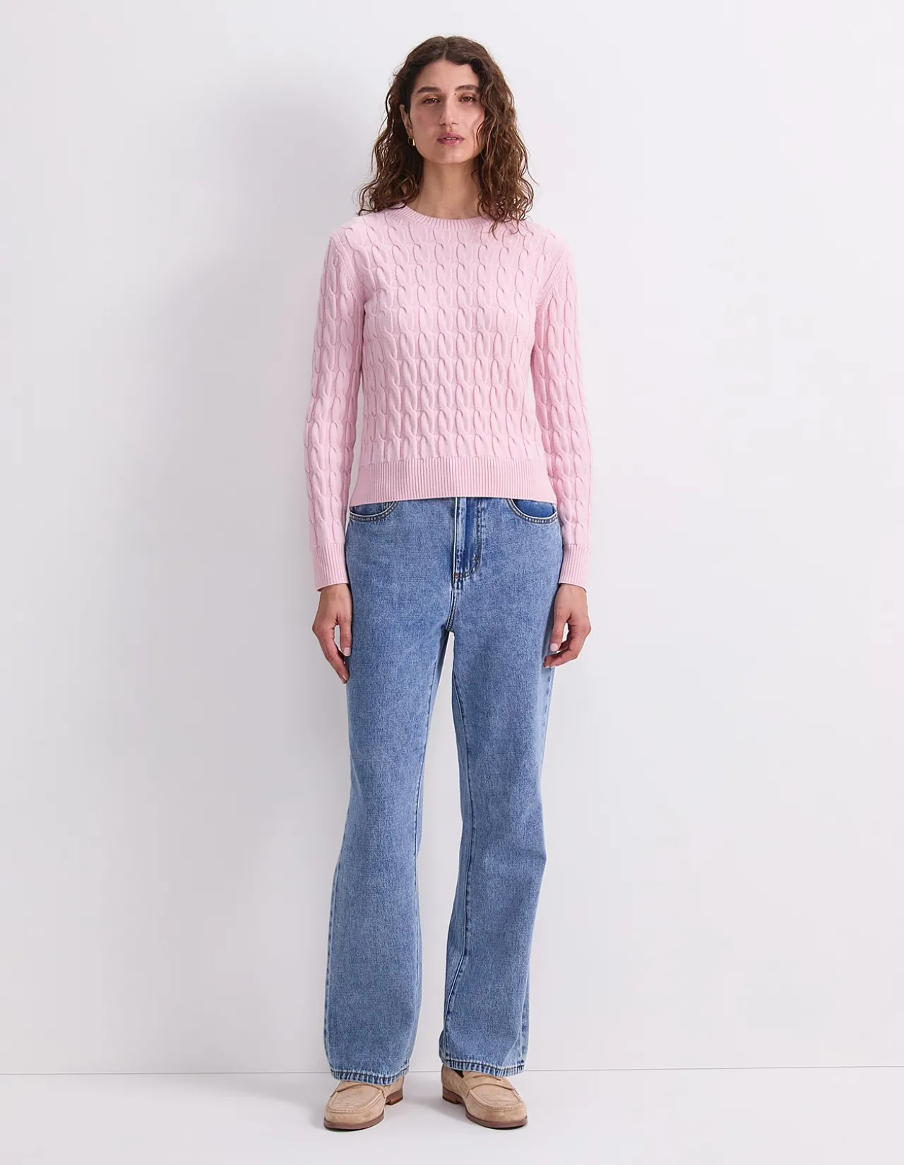 MERINO CABLE SWEATER
