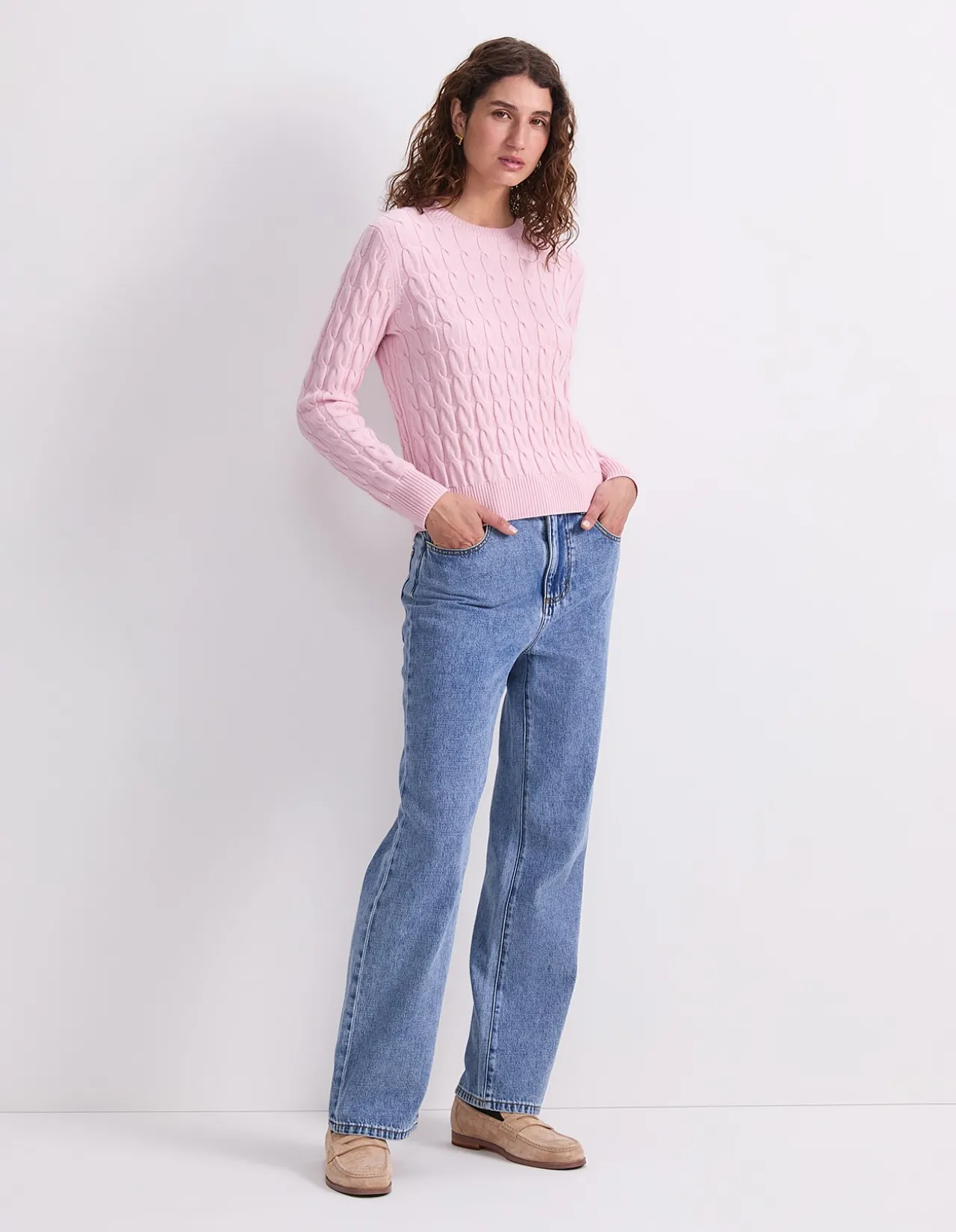 MERINO CABLE SWEATER