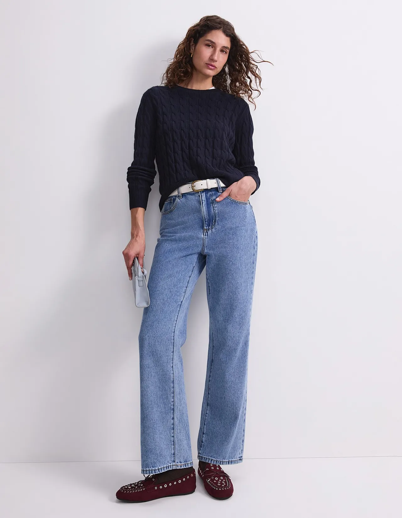 MERINO CABLE SWEATER