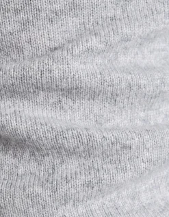 MERINO CASHMERE BLEND MOCK NECK KNIT