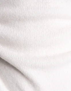MERINO CASHMERE BLEND MOCK NECK KNIT