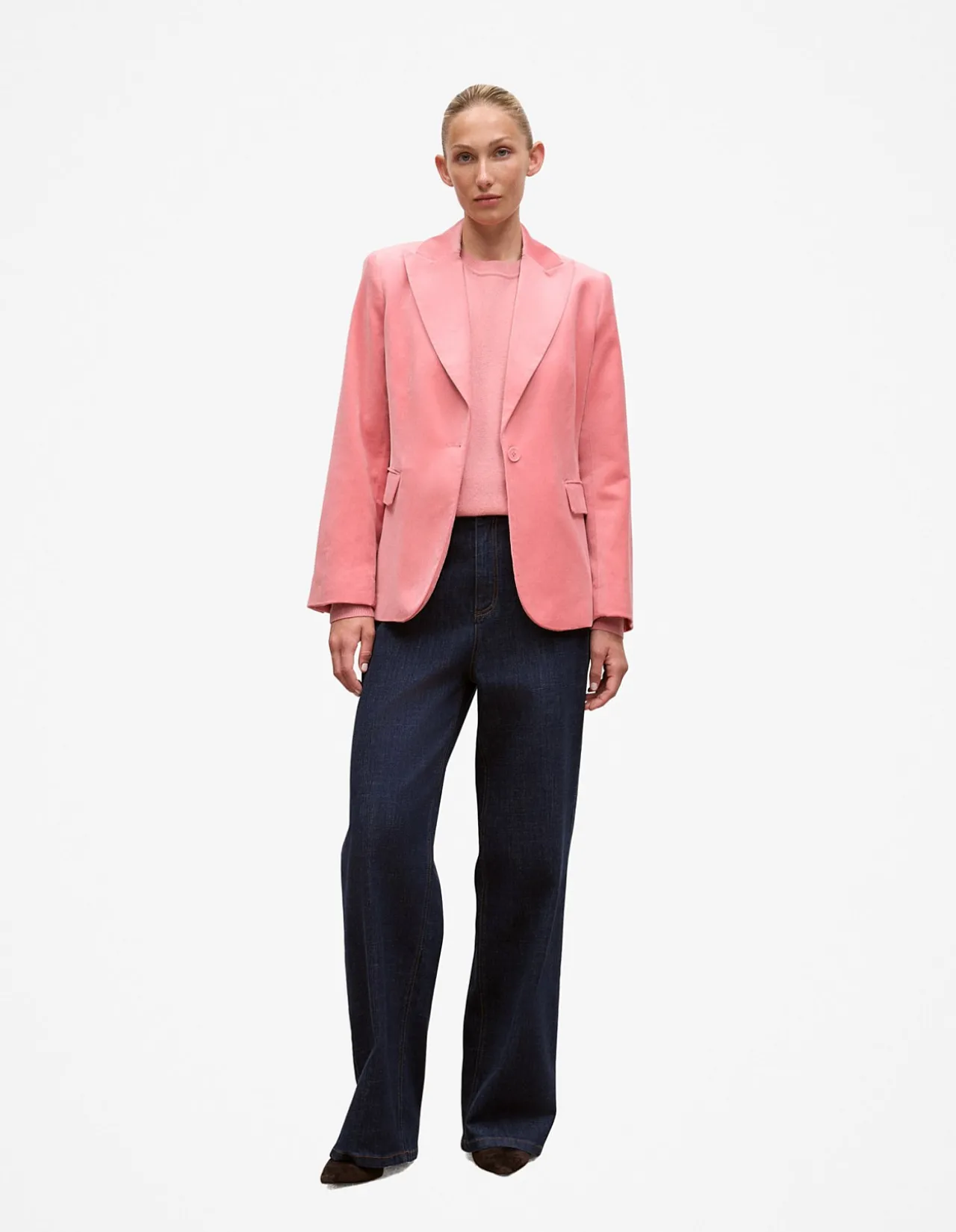 Merino Cashmere Forward Shoulder Seam Crew