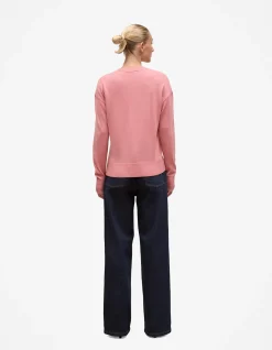 Merino Cashmere Forward Shoulder Seam Crew