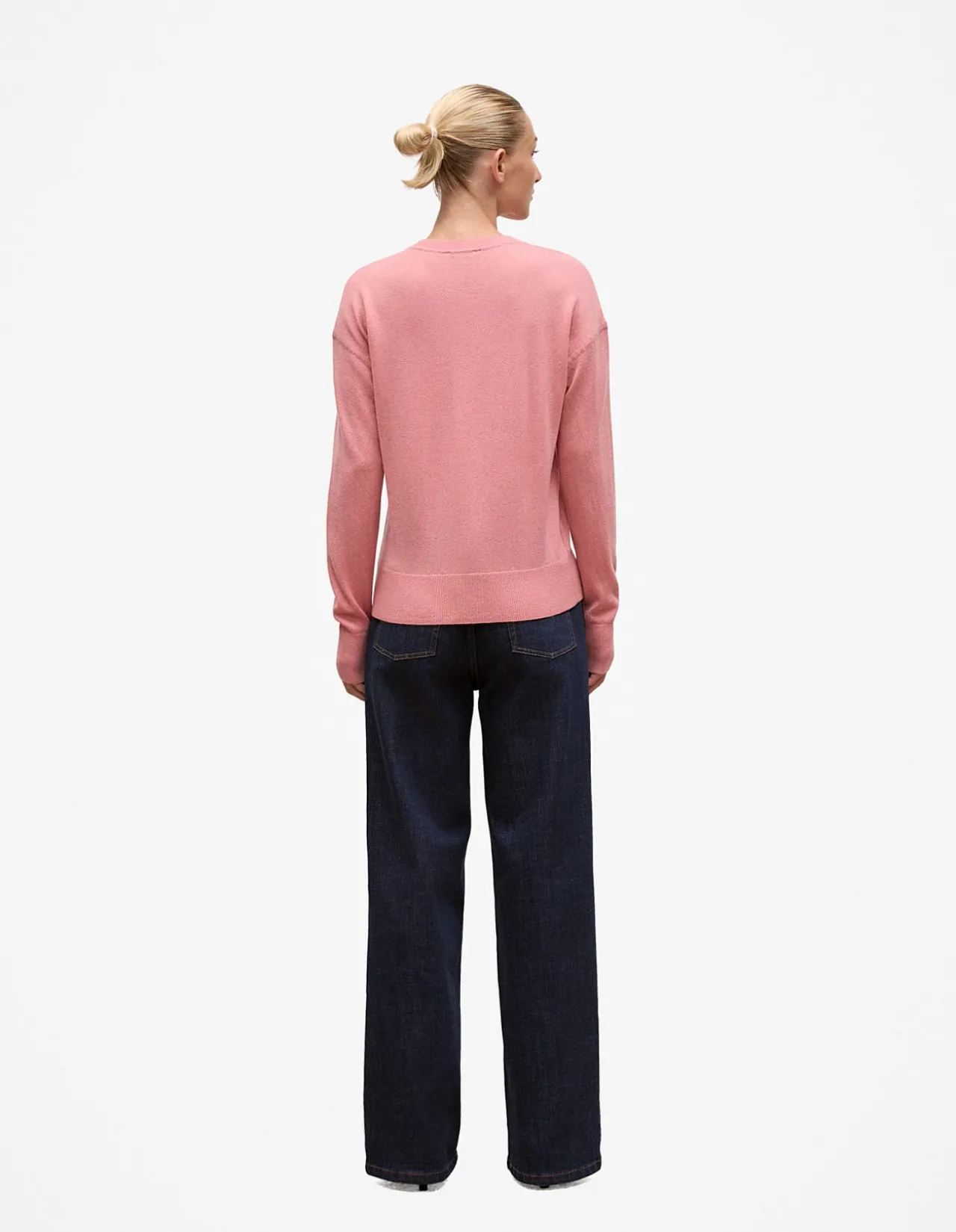 Merino Cashmere Forward Shoulder Seam Crew