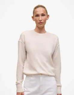 Merino Cashmere Forward Shoulder Seam Crew