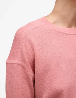 Merino Cashmere Forward Shoulder Seam Crew
