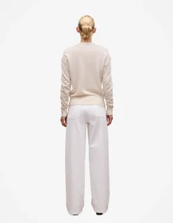 Merino Cashmere Forward Shoulder Seam Crew