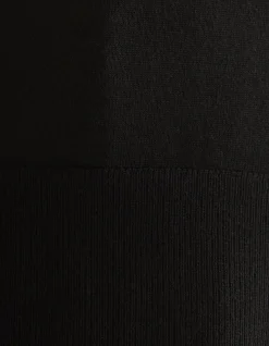 MERINO SHORT SLEEVE HIGH NECK SWEATER