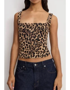 Mesh Bustier Top